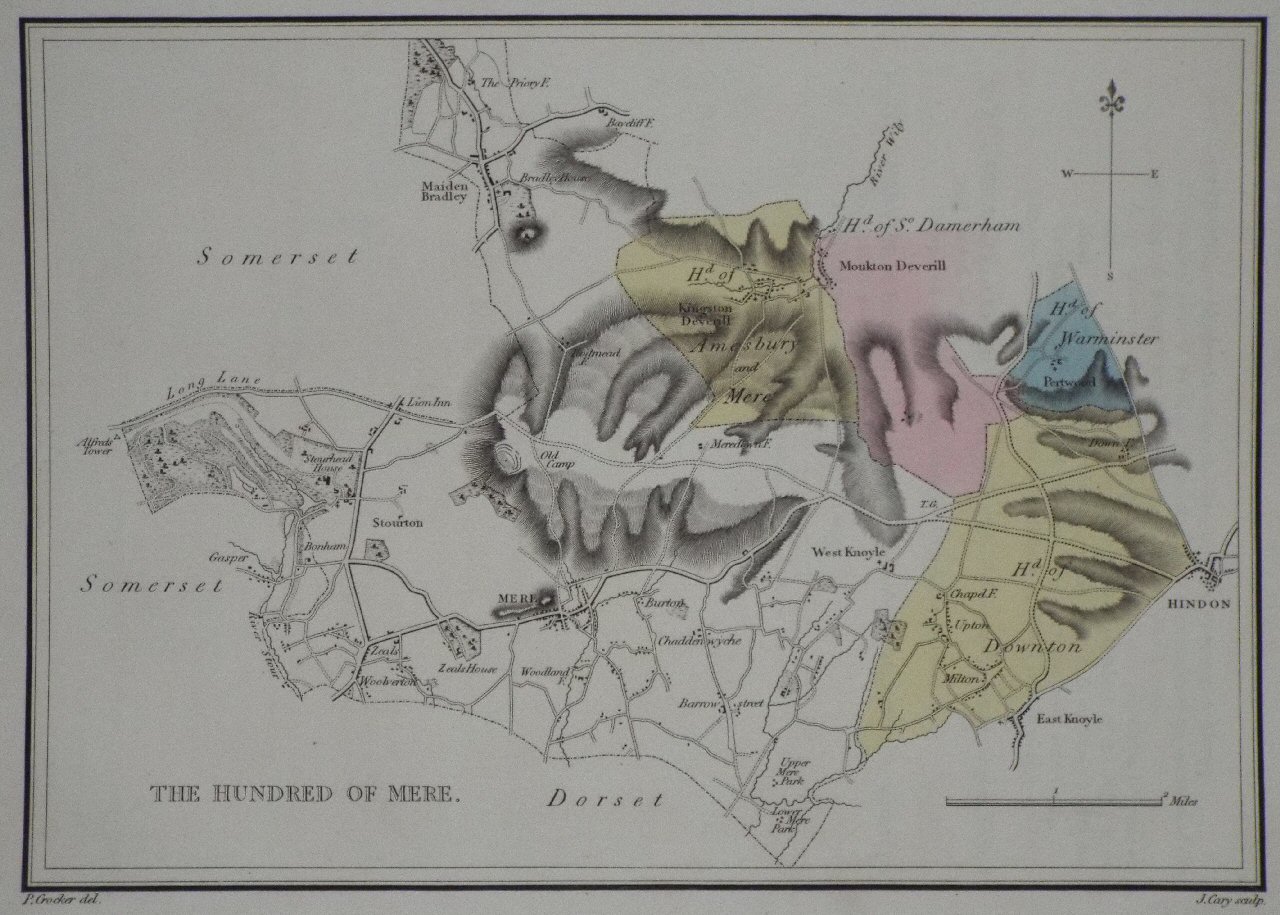 Map of Mere - Mere